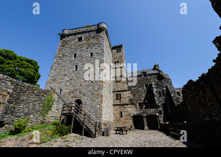 Castle Campbell, Dollar, Clackmannanshire, en Écosse. Banque D'Images