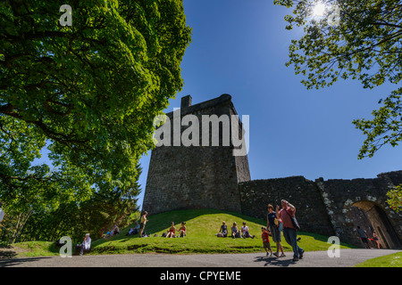 Castle Campbell, Dollar, Clackmannanshire, en Écosse. Banque D'Images