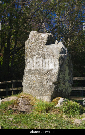 L'aigle, Pierre Strathpeffer, Ross-shire, en Écosse. Banque D'Images