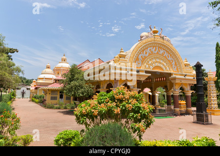 Mahalaxmi Temple, Bandode Ponda Banque D'Images