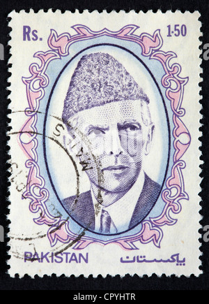 Des timbres du Pakistan Banque D'Images