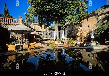 L'Espagne, Îles Baléares, Majorque, Finca Ca'n ai à Soller Banque D'Images