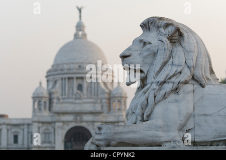 Queen Victoria Memorial, Calcutta, West Bengal, India Banque D'Images