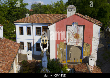 Georgi Bozhilov Slona House, Galerie d'Art Moderne, Vieille Ville, Plovdiv, Bulgarie, Europe Banque D'Images