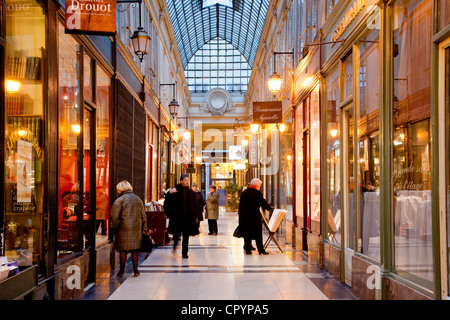 France, Paris, Passage Verdeau Banque D'Images