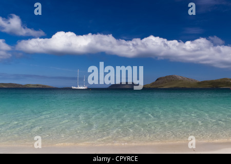 Vatersay Beach - Outer Hebrides (Ecosse) Banque D'Images