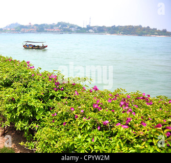 Vue sur la mer de Gulangyu à Xiamen Banque D'Images