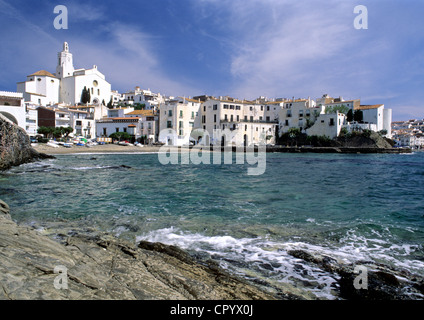 Espagne, Catalogne, Costa Brava, Cadaques Banque D'Images