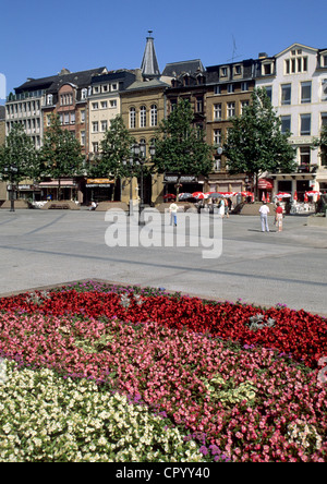 Luxembourg, Place Guillaume II Banque D'Images