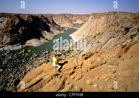 L'Afrique du Sud, Northern Cape, parc national d'Augrabies Falls, fleuve Orange Banque D'Images