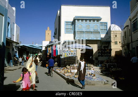 Tunisie, Kairouan, Holly ville classée au Patrimoine Mondial par l'UNESCO, la medina Banque D'Images