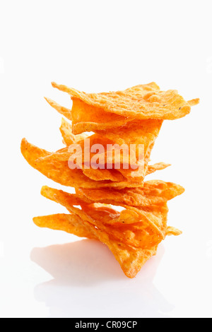 Tortillas empilés Banque D'Images