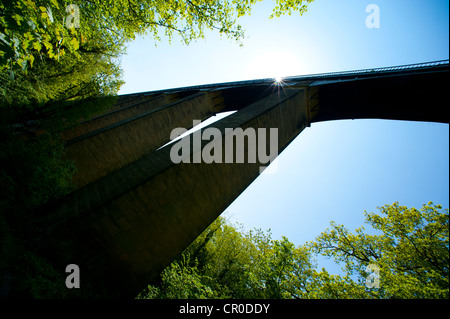 L'Aqueduc de Pontcysyllte Canal Llangollen Wrexham Wales UK Banque D'Images