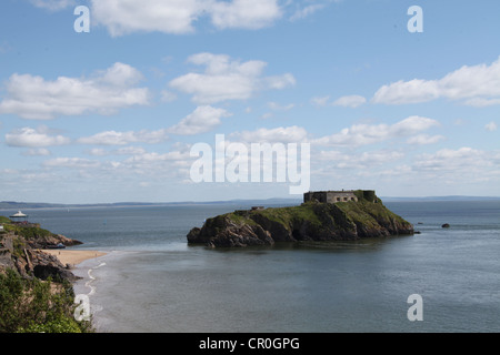 Tenby et St Catherines Island Banque D'Images