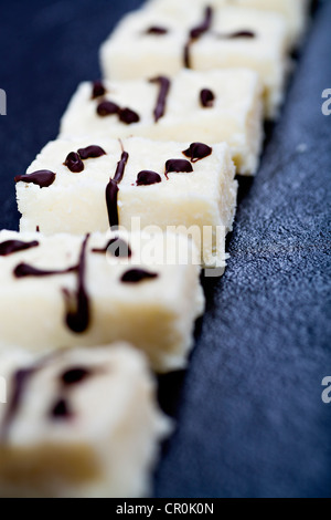 Confiserie chocolat avec cocos Domino Banque D'Images