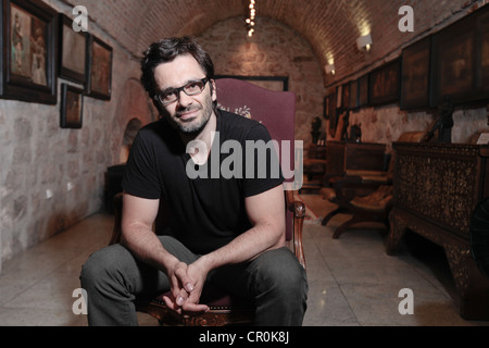 Journaliste indépendant et écrivain allemand Nicol Ljubić avec origine croate. Banque D'Images