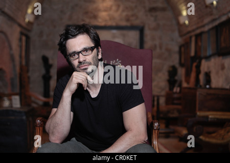 Journaliste indépendant et écrivain allemand Nicol Ljubić avec origine croate. Banque D'Images