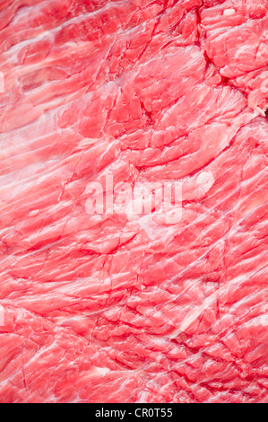 Close up de la viande crue, studio shot Banque D'Images