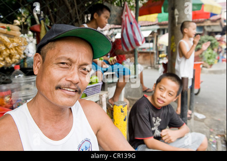 L'île de Luzon, Philippines, Manille, quartier historique d'Intramuros Banque D'Images