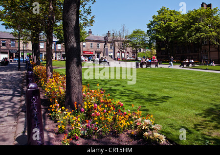 Norfolk Square, Glossop, Yorkshire, UK. Banque D'Images