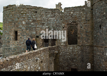 Photos d'architecture d'Harlech Castle, construit pour Edward 3e par Maître James de Saint George Banque D'Images