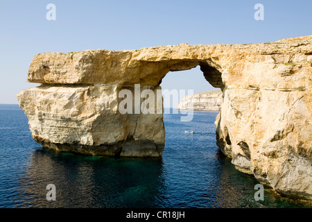 Malte, Gozo Island, Gnejna Bay Banque D'Images