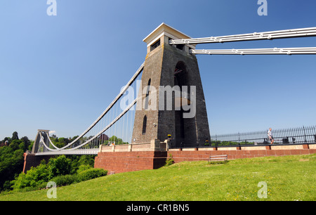 Clifton Suspension Bridge, Bristol, Somerset, Angleterre, Royaume-Uni Banque D'Images
