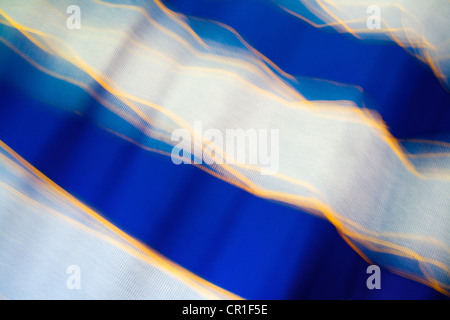 Rideau. Abstract image prise avec les mouvements de l'appareil. Banque D'Images