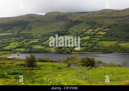 Glencar Lough, Comté de Sligo, Connacht, Irlande, Europe Banque D'Images