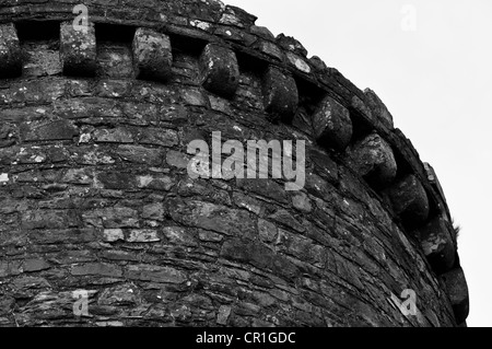 Château de Harlech Harlech domine la ville avec des murs épais et étonnante histoire Banque D'Images