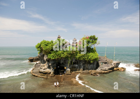 L'INDONÉSIE, Bali, temple de Tanah Lot Banque D'Images