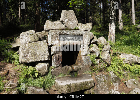 Weissmain, source de montagne Ochsenkopf, chaîne de montagnes Fichtelgebirge, Haute-Franconie, Franconia, Bavaria, PublicGround Banque D'Images