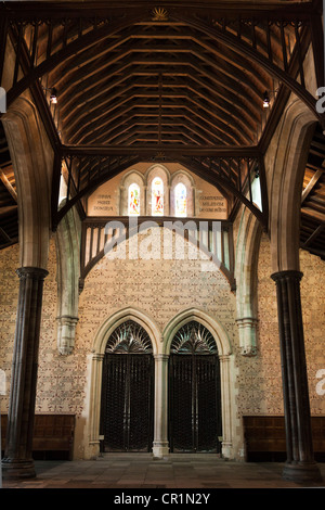 Le grand hall de Winchester partie de château de Winchester Banque D'Images