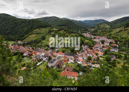 Vue du château de Senftenberg, Kremstal calley, Wachau, Basse Autriche, Autriche, Europe Banque D'Images