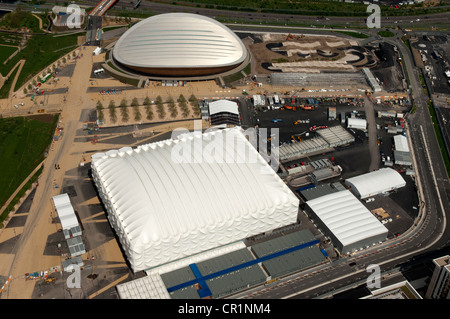 Le Vélodrome et le centre de Basket-ball aux Jeux Olympiques de Londres Angleterre 2012 Parc de l'air. Banque D'Images