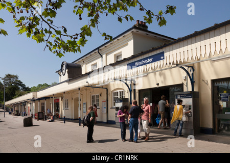 La gare de Winchester Banque D'Images