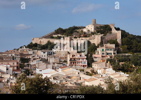 Fort Castell de Capdepera, Majorque, Îles Baléares, Espagne, Europe Banque D'Images