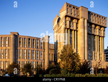 France, Seine Saint Denis, ville nouvelle de Noisy le Grand, le Palacio d'Abraxas par l'architecte Ricardo Bofill Banque D'Images