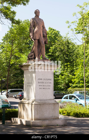 Statue de Field Marshal Lord Seaton dans Peninsula Square Banque D'Images