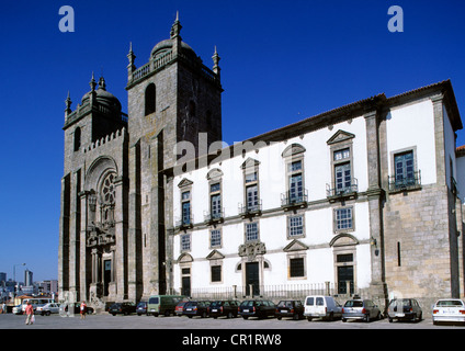 Le Portugal, Norte, centre historique de Porto, patrimoine mondial de l'UNESCO, Cathédrale Se Banque D'Images