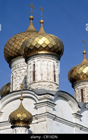 La Russie, Kostroma, ville historique qui fait partie de l'anneau d'or, (St Ipatiev) Hypathius, le monastère des coupoles dorées Banque D'Images