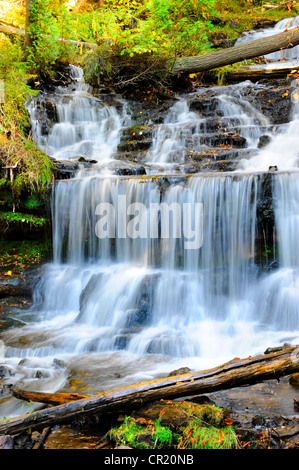 Wagner la Péninsule Supérieure du Michigan cascades Munising Banque D'Images