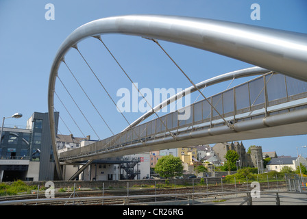 Passerelle Passerelle celtique à Hamburg, au nord du Pays de Galles Banque D'Images