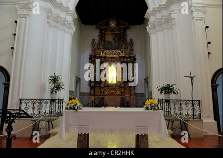 Sanctuaire de la Vierge de El Toro photos de l'intérieur de l'église au sommet du Monte toro espagne Minorque Banque D'Images