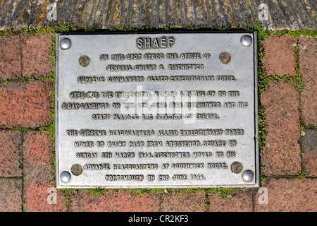 Le SHAEF memorial à Bushy Park, le Royal Park près de Hampton Court SW London England UK Banque D'Images