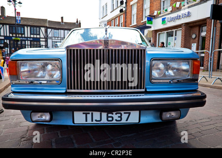 Une Rolls Royce montrant à Ripon North Yorkshire UK Banque D'Images