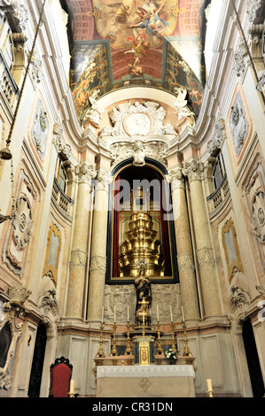 Autel, Igreja da Encarnacao, Église de l'Incarnation, construit en 1708, Lisbonne, Lisbonne, Portugal, Europe Banque D'Images