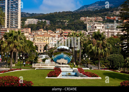 Principauté de Monaco, Monte Carlo, Casino Square Banque D'Images