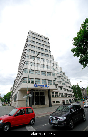 BERLIN, ALLEMAGNE. La Shell-Haus (aka le bâtiment BEWAG), un bloc de bureau moderniste conçu en 1931 par Emil Fahrenkamp. 2012. Banque D'Images