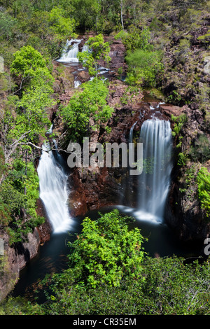 Florence Falls, Litchfield National Park, Territoire du Nord, Australie Banque D'Images